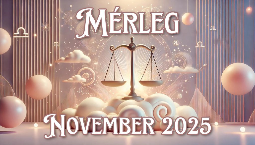 Mérleg novemberi horoszkóp 2025